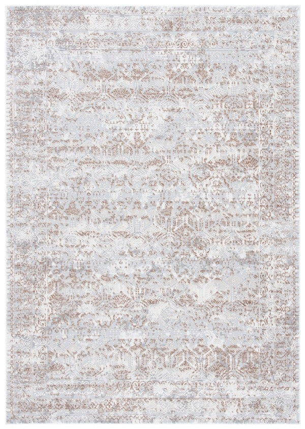 Alhambra 600 Alhambra 625 Traditional Power Loomed 60% Polypropylene, 40% Shrink Poly Rug Grey / Brown