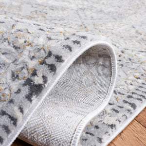 Alhambra 600 Alhambra 629 Traditional Power Loomed 60% Polypropylene, 40% Shrink Poly Rug Light Grey / Grey