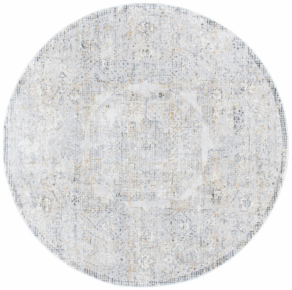 Alhambra 600 Alhambra 629 Traditional Power Loomed 60% Polypropylene, 40% Shrink Poly Rug Light Grey / Grey