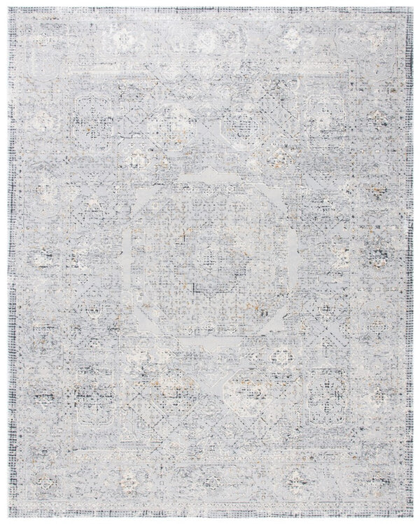 Alhambra 600 Alhambra 629 Traditional Power Loomed 60% Polypropylene, 40% Shrink Poly Rug Light Grey / Grey