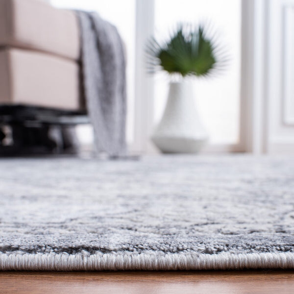 Alhambra 600 Alhambra 629 Traditional Power Loomed 60% Polypropylene, 40% Shrink Poly Rug Dark Grey / Grey