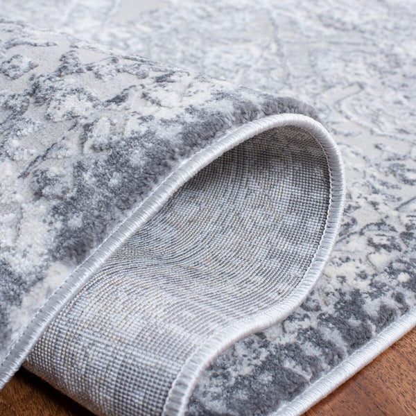 Alhambra 600 Alhambra 629 Traditional Power Loomed 60% Polypropylene, 40% Shrink Poly Rug Dark Grey / Grey