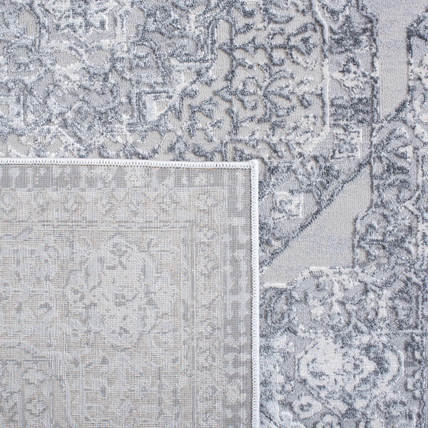 Alhambra 600 Alhambra 629 Traditional Power Loomed 60% Polypropylene, 40% Shrink Poly Rug Dark Grey / Grey