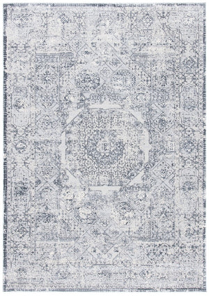 Alhambra 600 Alhambra 629 Traditional Power Loomed 60% Polypropylene, 40% Shrink Poly Rug Dark Grey / Grey