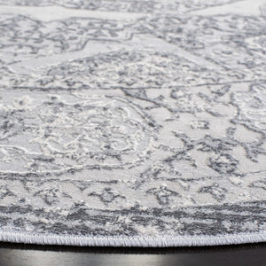 Alhambra 600 Alhambra 629 Traditional Power Loomed 60% Polypropylene, 40% Shrink Poly Rug Dark Grey / Grey