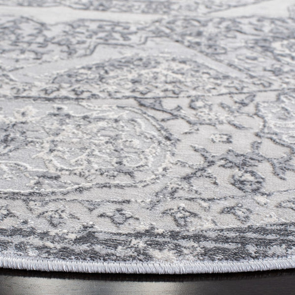 Alhambra 600 Alhambra 629 Traditional Power Loomed 60% Polypropylene, 40% Shrink Poly Rug Dark Grey / Grey