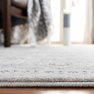 Alhambra 600 Alhambra 629 Traditional Power Loomed 60% Polypropylene, 40% Shrink Poly Rug Grey / Blue