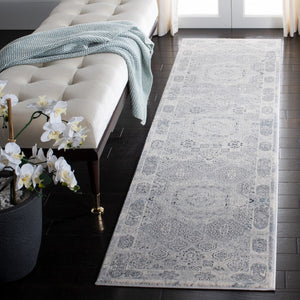 Alhambra 600 Alhambra 629 Traditional Power Loomed 60% Polypropylene, 40% Shrink Poly Rug Ivory / Grey
