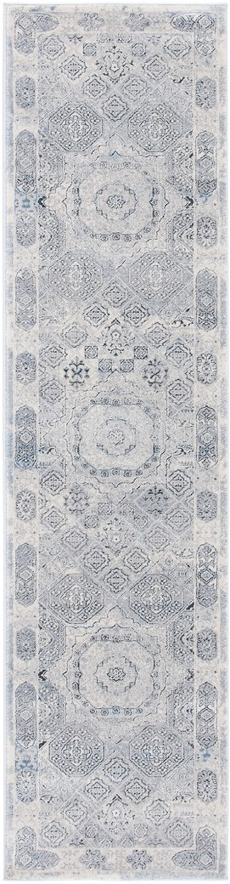 Alhambra 600 Alhambra 629 Traditional Power Loomed 60% Polypropylene, 40% Shrink Poly Rug Ivory / Grey