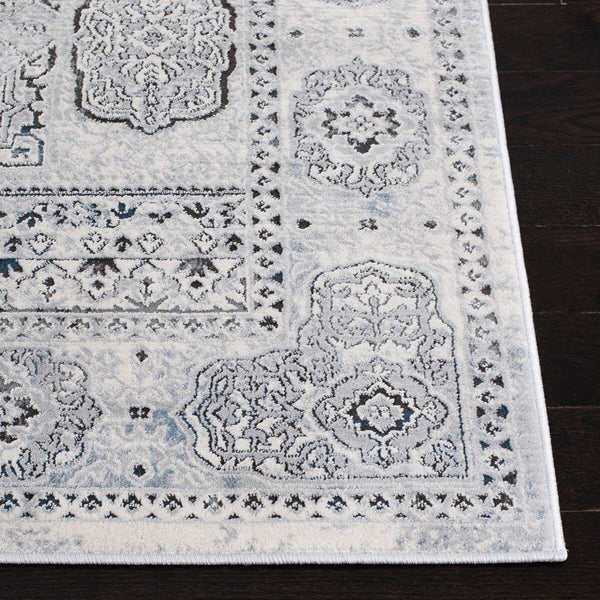 Alhambra 600 Alhambra 629 Traditional Power Loomed 60% Polypropylene, 40% Shrink Poly Rug Ivory / Grey