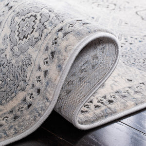 Alhambra 600 Alhambra 629 Traditional Power Loomed 60% Polypropylene, 40% Shrink Poly Rug Ivory / Grey