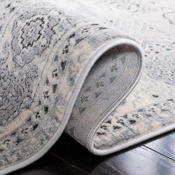 Alhambra 600 Alhambra 629 Traditional Power Loomed 60% Polypropylene, 40% Shrink Poly Rug Ivory / Grey