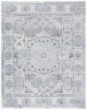 Alhambra 600 Alhambra 629 Traditional Power Loomed 60% Polypropylene, 40% Shrink Poly Rug Ivory / Grey