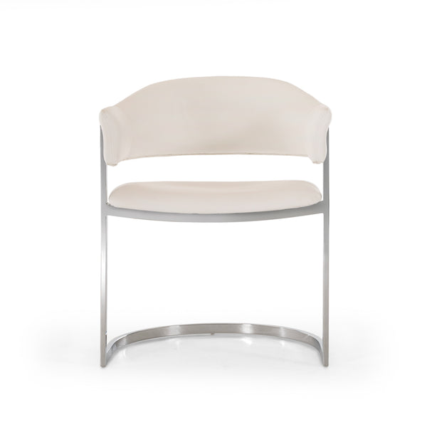 VIG Furniture Modrest Allie Contemporary White Leatherette Dining Chair VGVCB859A-WHT