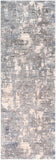 Alpine ALP-2301 Modern Polypropylene, Polyester Rug ALP2301-2773 Medium Gray, Charcoal, Ivory, Light Gray 60% Polypropylene, 40% Polyester 2'7" x 7'3"