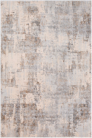 Alpine ALP-2304 Modern Polypropylene, Polyester Rug ALP2304-93123 Light Gray, Ivory, Camel, Medium Gray, Charcoal 60% Polypropylene, 40% Polyester 9' x 12'4"