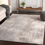 Alpine ALP-2304 Modern Polypropylene, Polyester Rug ALP2304-93123 Light Gray, Ivory, Camel, Medium Gray, Charcoal 60% Polypropylene, 40% Polyester 9' x 12'4"