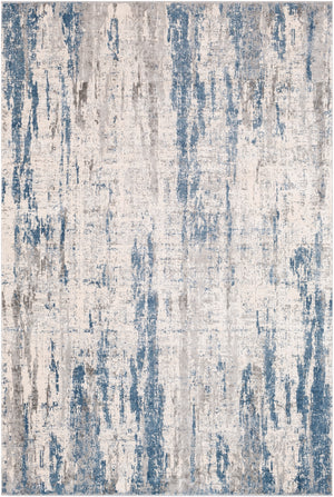 Alpine ALP-2309 Modern Polypropylene, Polyester Rug ALP2309-93123 Denim, Charcoal, Medium Gray, White 60% Polypropylene, 40% Polyester 9' x 12'4"