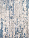 Alpine ALP-2309 Modern Polypropylene, Polyester Rug ALP2309-710103 Denim, Charcoal, Medium Gray, White 60% Polypropylene, 40% Polyester 7'10" x 10'2"