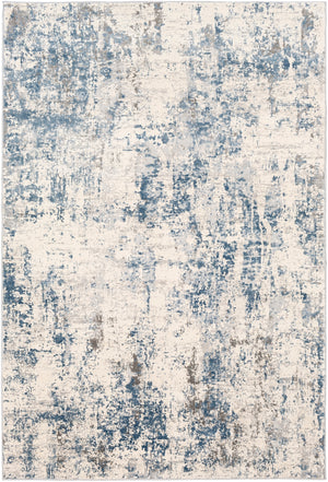 Alpine ALP-2311 Modern Polypropylene, Polyester Rug ALP2311-93123 Denim, Charcoal, Medium Gray, White 60% Polypropylene, 40% Polyester 9' x 12'4"