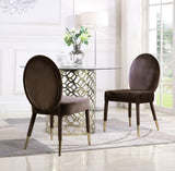 Leverett Brown Dining Chair, Set of 2