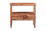 Porter Designs Sheesham Accents Solid Wood Natural Console Table Brown 05-116-10-PDU108H