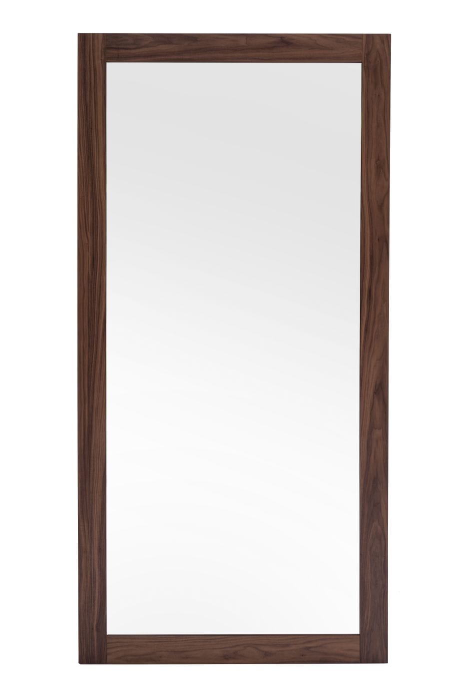 VIG Furniture Modrest Amberlie - Modern Walnut Floor Mirror VGMABR-96-WAL-MIR