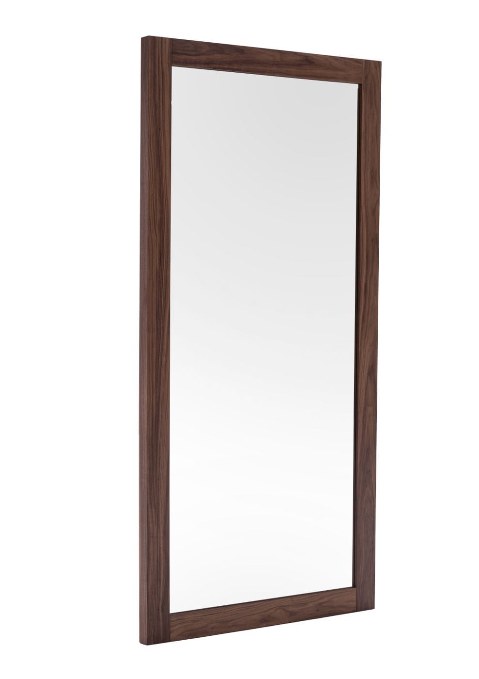 VIG Furniture Modrest Amberlie - Modern Walnut Floor Mirror VGMABR-96-WAL-MIR