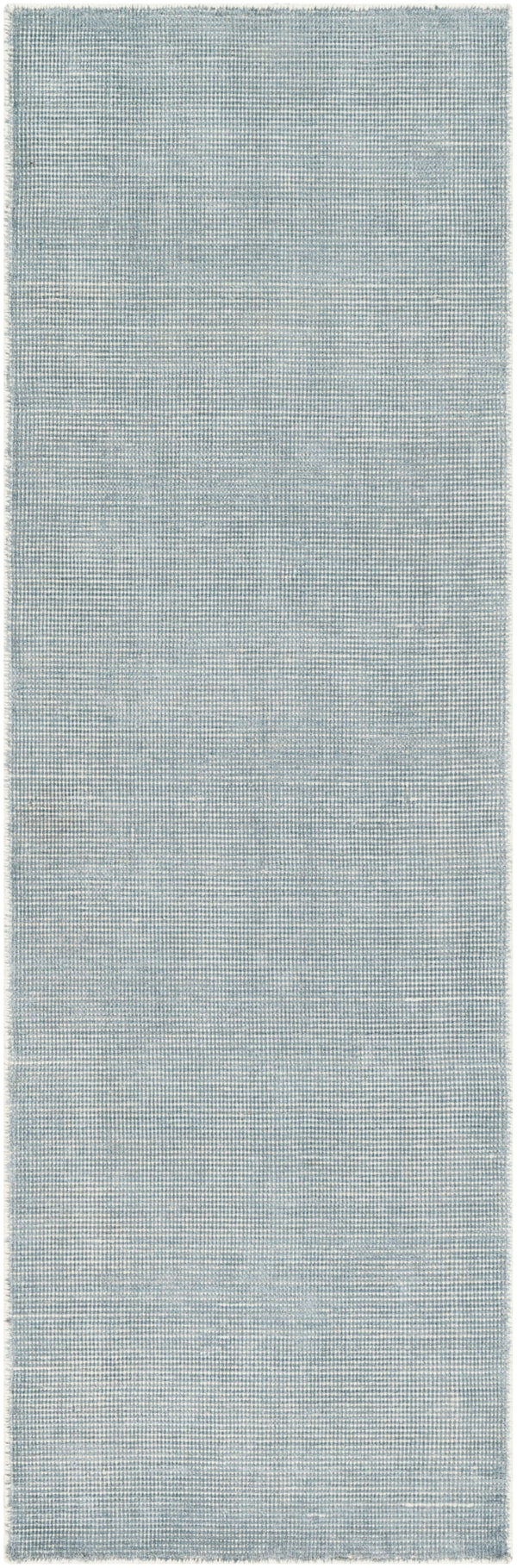 Amalfi AMF-2302 Modern Viscose, Wool Rug AMF2302-268 Denim, Cream 75% Viscose, 25% Wool 2'6" x 8'