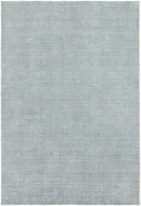 Amalfi AMF-2302 Modern Viscose, Wool Rug AMF2302-913 Denim, Cream 75% Viscose, 25% Wool 9' x 13'