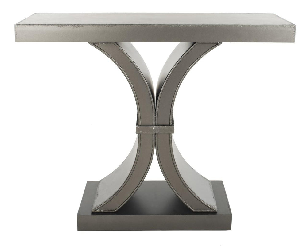 Safavieh Dryden Console Distressed Black Wood NC Coating Fir MDF AMH1509A 683726367888