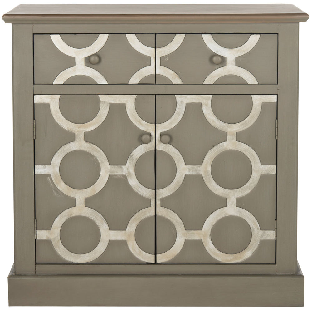 Safavieh Petula Chest Grey Wood NC Coating Fir MDF AMH1524A 683726369714