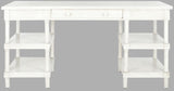 Safavieh Dixon Desk White Wash Wood NC Coating Fir MDF AMH1526A 683726369967