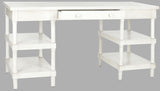 Safavieh Dixon Desk White Wash Wood NC Coating Fir MDF AMH1526A 683726369967