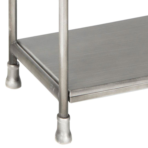 Safavieh Jacinda Etegere Tall Dark Silver Wood NC Coating MDF Iron AMH1534A 683726370246