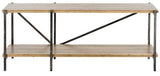 Theodore Console Natural Wood Fir Iron