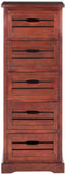 Safavieh Sarina Cabinet Cherry Wood Water Based Paint Pine AMH5714D 683726403838