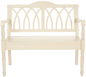 Safavieh Benjamin Bench Barley Wood NC Coating Poplar AMH6500A 683726572978