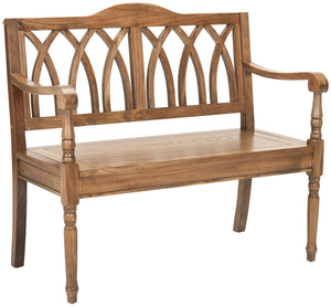 Safavieh Benjamin Bench Oak Wood NC Coating Elm AMH6500E 683726752080