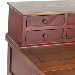 Abigail 7 Drawer Fold Down Desk