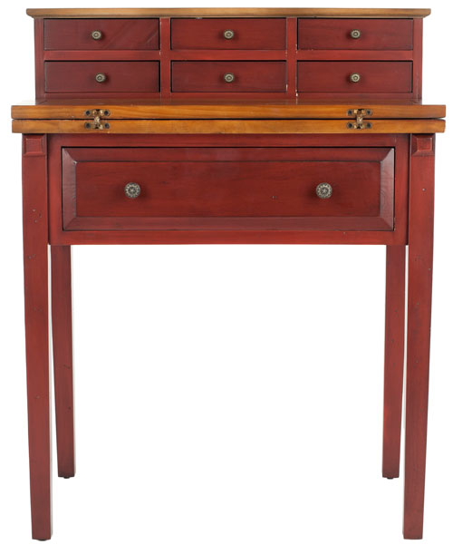 Abigail 7 Drawer Fold Down Desk