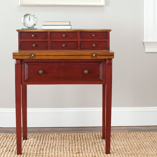 Abigail 7 Drawer Fold Down Desk
