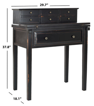 Abigail 7 Drawer Fold Down Desk