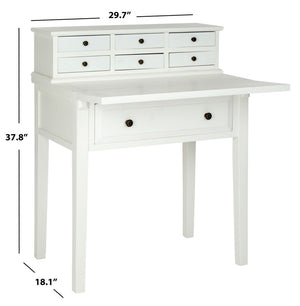 Abigail 7 Drawer Fold Down Desk