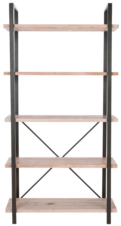 Safavieh Chantel Etagere Red Maple Wood NC Coating Fir Iron AMH6560A 683726971160