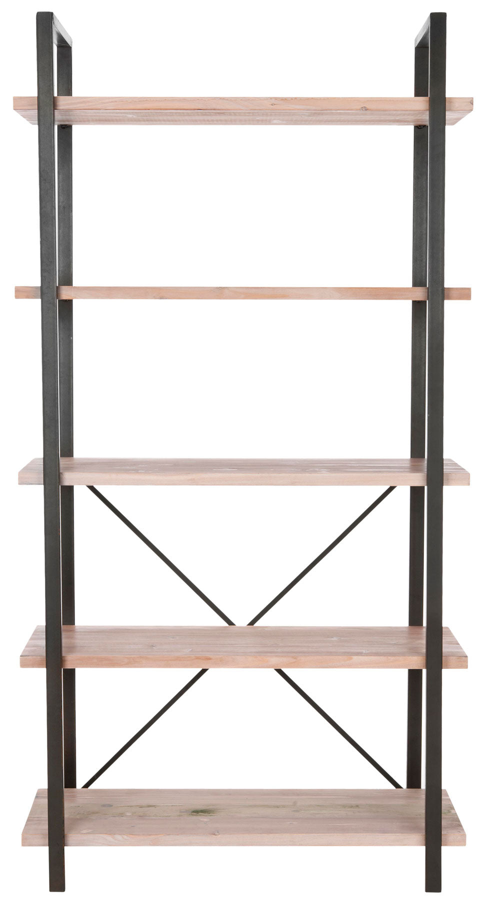 Safavieh Chantel Etagere Red Maple Wood NC Coating Fir Iron AMH6560A 683726971160