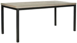 Safavieh Dennis Coffee Table French Grey Wood NC Coating Elm Iron AMH6588B 683726328339