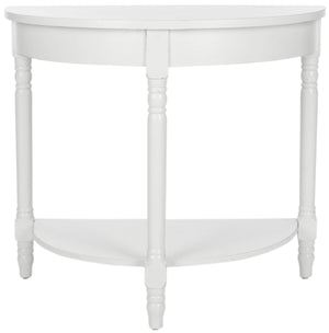 Safavieh Randell Console Shady White Wood NC Coating Poplar AMH6609A 683726141358