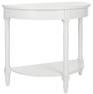 Safavieh Randell Console Shady White Wood NC Coating Poplar AMH6609A 683726141358