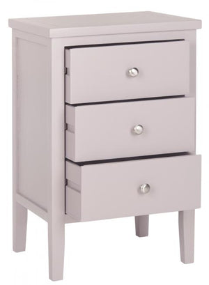 Safavieh Deniz End Table Storage Drawers Quartz Grey Wood NC Coating Pine ZiNC Alloy AMH6628E 683726255222
